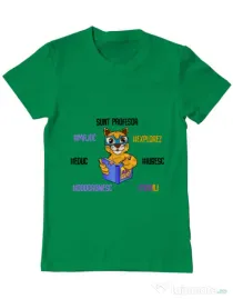 Tricou ADLER barbat Sacoșa profesor Verde mediu
