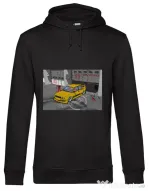 Hoodie barbat cu gluga CW HQ Negru