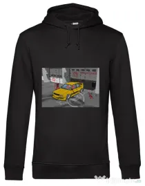 Hoodie barbat cu gluga CW HQ Negru