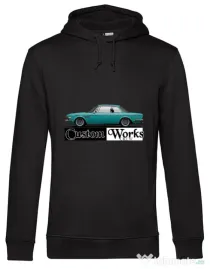 Hoodie barbat cu gluga Old School BMW Negru