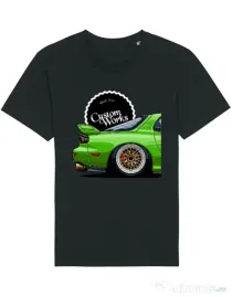 Tricou STANLEY STELLA barbat Mazda Rx-7 (green) Negru