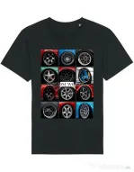 Tricou STANLEY STELLA barbat Wheels Negru
