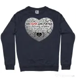 Bluza ADLER barbat INIMA DIN PIATRA Denim inchis