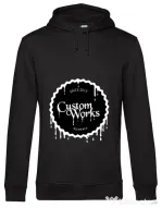 Hoodie barbat cu gluga Big CW Logo Negru