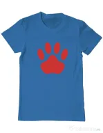 Tricou personalizat barbat Custom design Albastru azuriu