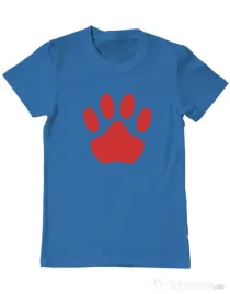 Tricou personalizat barbat Custom design Albastru azuriu