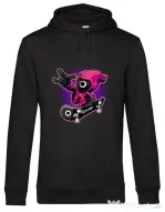 Hanorac barbat cu gluga Squid Boy Negru