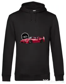 Hanorac barbat cu gluga Ferrari F40 Negru