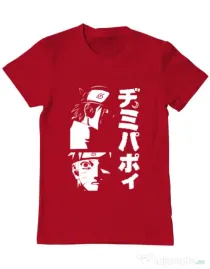 Tricou personalizat barbat Otaku Scream Rosu