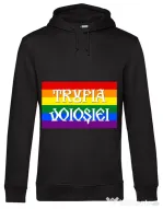 Hanorac barbat cu gluga Trufia Voiosiei Negru