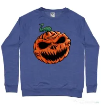 Bluza personalizata barbat Pumpkin Albastru melanj