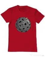 Tricou personalizat barbat Chill Astronaut Rosu