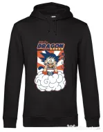 Hanorac barbat cu gluga Dragon Ramen Negru