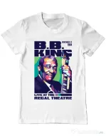 Tricou personalizat barbat BB KING Alb