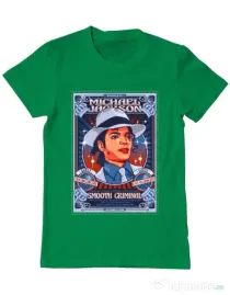 Tricou personalizat barbat Michael Jackson Verde mediu
