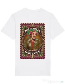 Tricou STANLEY STELLA barbat Bob Marley Alb