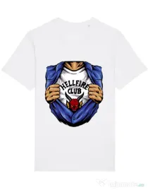 Tricou STANLEY STELLA barbat Release My Superpower Alb