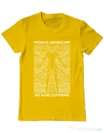 Tricou personalizat barbat vecna's mindscape Galben