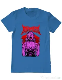 Tricou personalizat barbat MADNESS Albastru azuriu