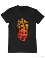 Tricou personalizat barbat OPEN YOUR MIND Negru