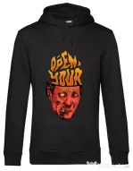 Hanorac barbat cu gluga OPEN YOUR MIND Negru