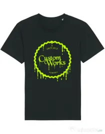 Tricou STANLEY STELLA barbat Acid Green Logo Negru