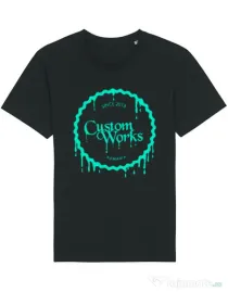 Tricou STANLEY STELLA barbat CW logo Mint Green Negru