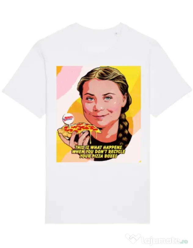 Tricou STANLEY STELLA barbat Greta\'s Revenge Alb