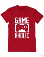 Tricou personalizat barbat Gameaholic Rosu