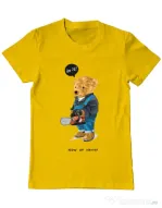 Tricou personalizat barbat Now or never Galben