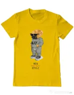 Tricou personalizat barbat New normal style Galben