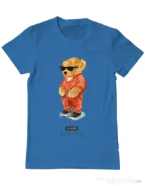 Tricou personalizat barbat Cool prisoner Albastru azuriu