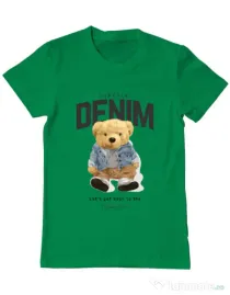Tricou personalizat barbat Forever Denim Verde mediu