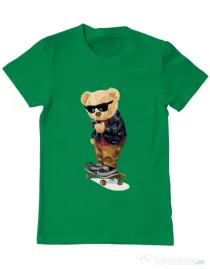 Tricou personalizat barbat Skate Verde mediu