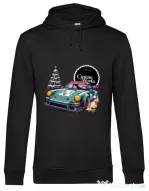 Hanorac barbat cu gluga CW Christmas Series #6 Negru