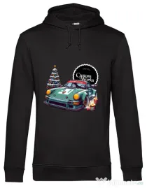 Hanorac barbat cu gluga CW Christmas Series #6 Negru