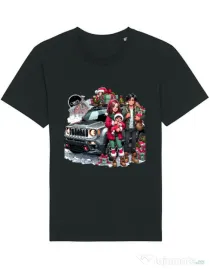 Tricou STANLEY STELLA barbat Jeep Renegade Trailhawk with family Negru