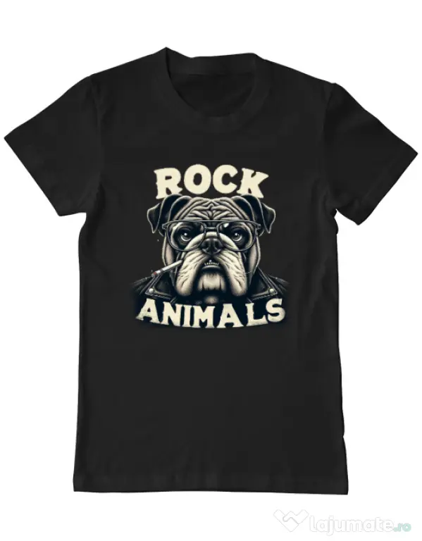 Tricou personalizat barbat BULLDOG 06 Negru
