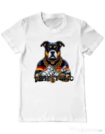 Tricou personalizat barbat BULLDOG 08 Alb