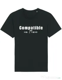 Tricou STANLEY STELLA barbat Tricouri cu mesaje | IQ 120 | CreativeSheep Negru