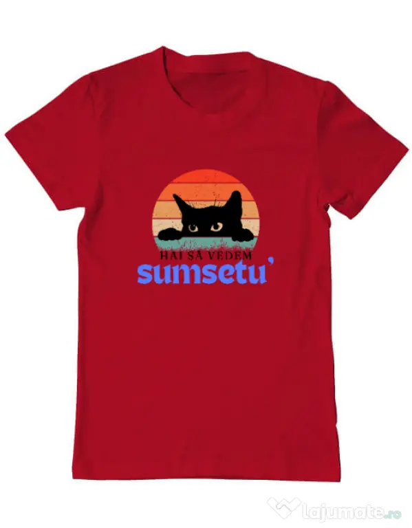 Tricou personalizat barbat Custom design Rosu
