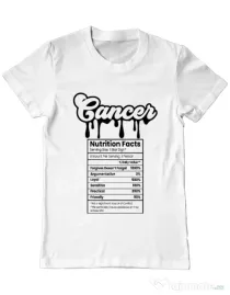 Tricou personalizat barbat Zodiac | Rac Alb