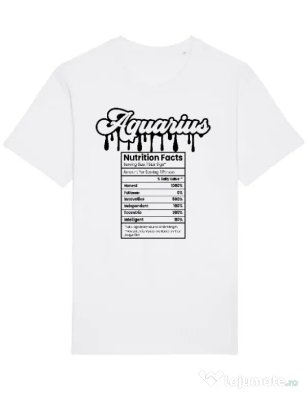 Tricou STANLEY STELLA barbat Zodiac | Vărsător Alb