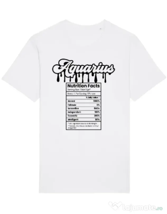 Tricou STANLEY STELLA barbat Zodiac | Vărsător Alb