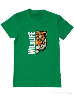 Tricou personalizat barbat WildLife (dark) Verde mediu