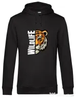 Hanorac barbat cu gluga WildLife (dark) Negru