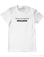 Tricou personalizat barbat BULLDOG 09 Alb