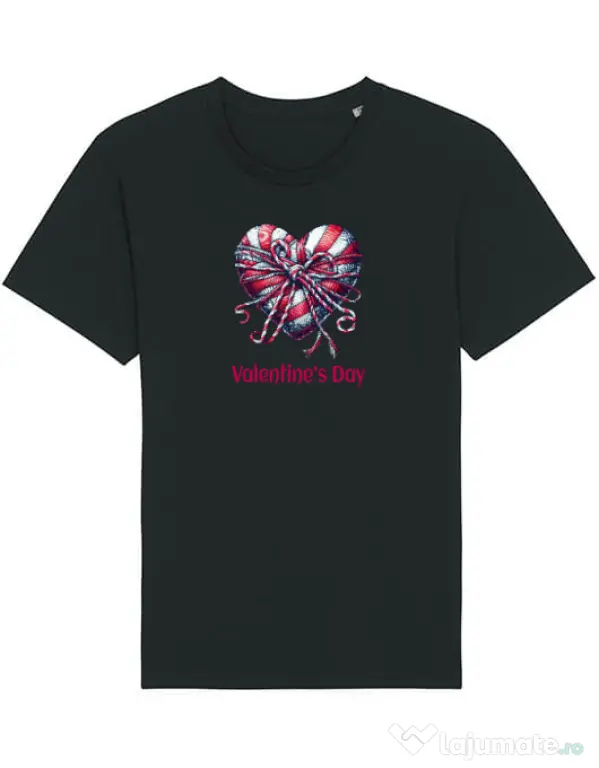 Tricou STANLEY STELLA barbat Valentine\'s Day 2025 Negru