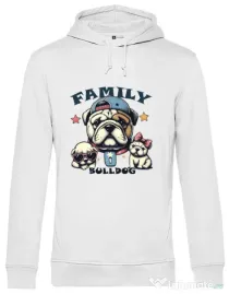 Hanorac barbat cu gluga BULLDOG 16 Alb
