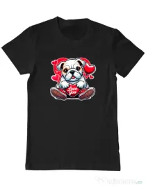 Tricou personalizat barbat BULLDOG 102 Negru